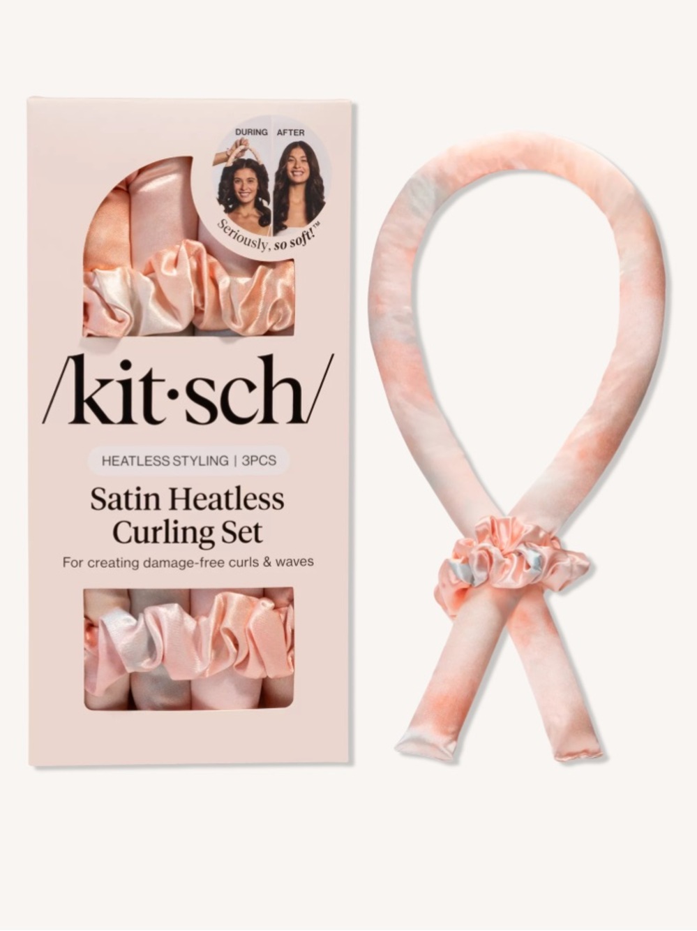 Kitsch Satin Heatless Curling Set